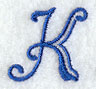 Formal Affair Capital Letter K - 5 Inch