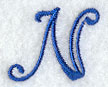 Formal Affair Capital Letter N - 5 Inch