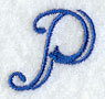 Formal Affair Capital Letter P - 5 Inch