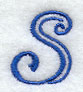 Formal Affair Capital Letter S - 5 Inch
