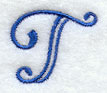 Formal Affair Capital Letter T - 5 Inch