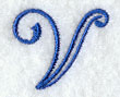 Formal Affair Capital Letter V - 5 Inch