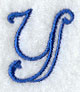 Formal Affair Capital Letter Y - 5 Inch