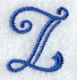 Formal Affair Capital Letter Z - 5 Inch