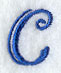 Formal Affair Capital Letter C - 5 Inch