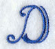 Formal Affair Capital Letter D - 5 Inch