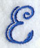 Formal Affair Capital Letter E - 5 Inch