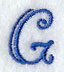 Formal Affair Capital Letter G - 5 Inch