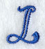 Formal Affair Capital Letter L - 5 Inch