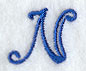 Formal Affair Capital Letter N - 5 Inch