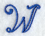 Formal Affair Capital Letter W - 5 Inch