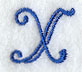 Formal Affair Capital Letter X - 5 Inch