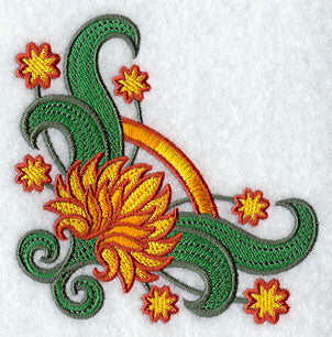 Suzani Chrysanthemum Corner