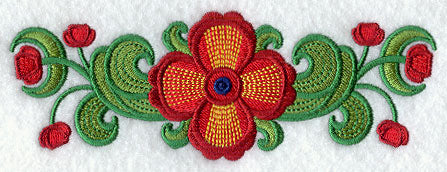 Suzani Poppy Border