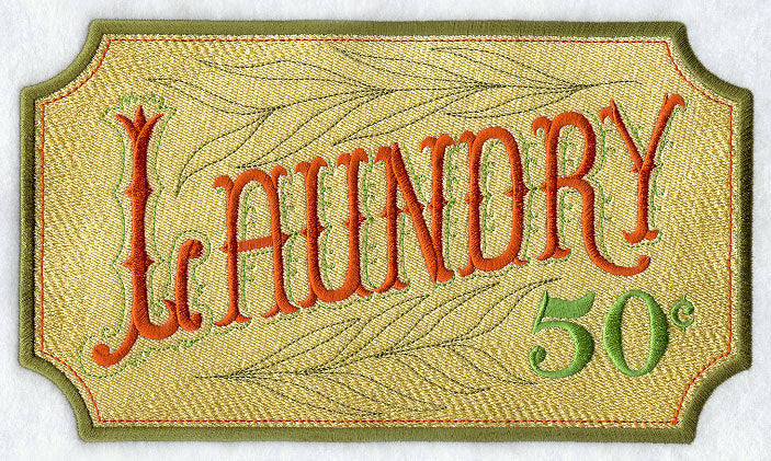 Laundry 50 Cents Sign
