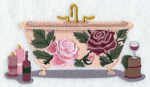 Victorian Roses Bathtub