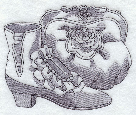 Victorian Treasures Shoe and Purse