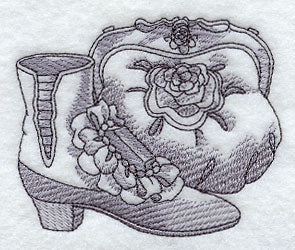 Victorian Treasures Shoe and Purse