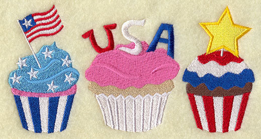 Patriotic Cupcakes 1