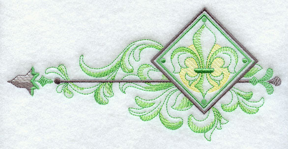 Fleur De Lis in Diamond