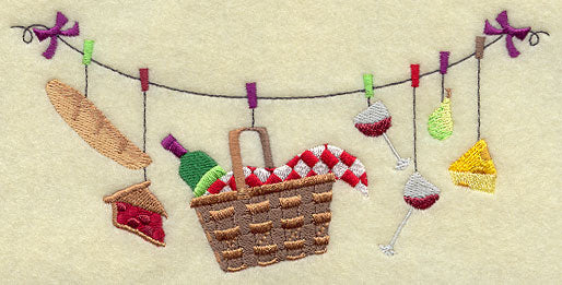 Gourmet Picnic Clothesline