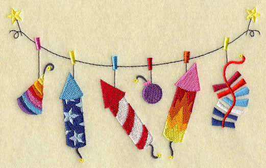 Fireworks Clothesline