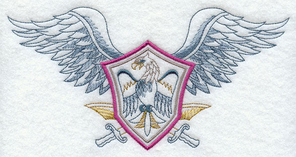 Eagle Shield with Wings