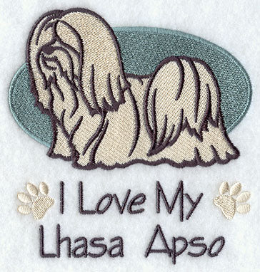 I Love My Lhasa Apso