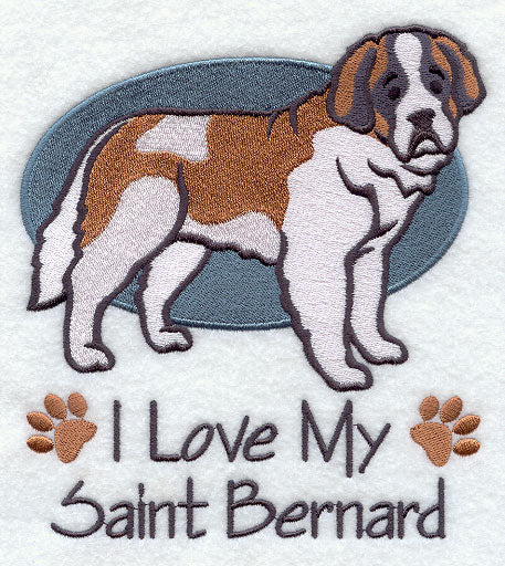 I Love My Saint Bernard