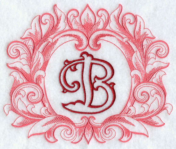 Grand Flourish Capital Letter B - 6 1/2 Inch