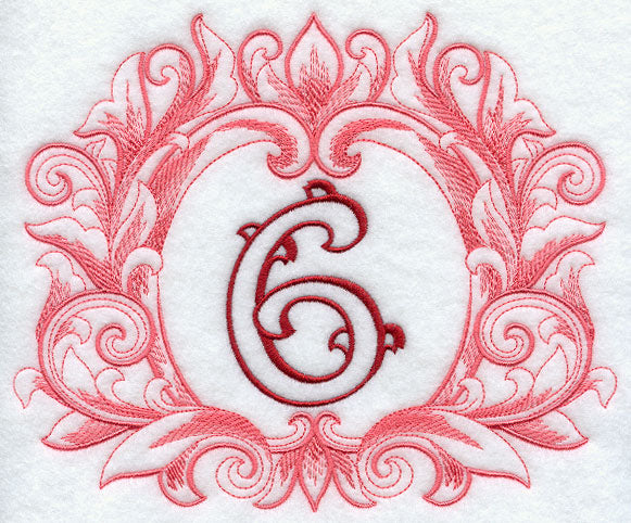 Grand Flourish Number 6 - 6 1/2 Inch