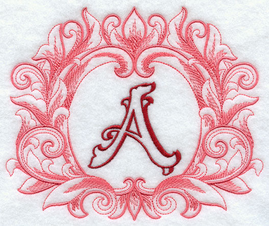 Grand Flourish Capital Letter A - 6 1/2 Inch