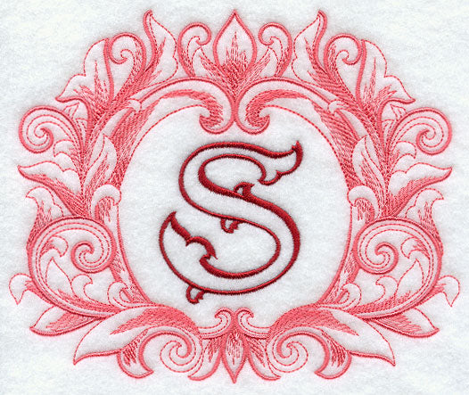 Grand Flourish Capital Letter S - 6 1/2 Inch