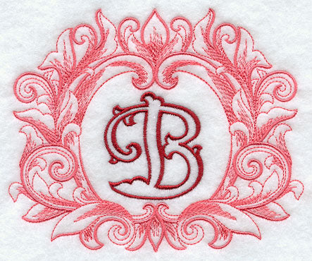 Grand Flourish Capital Letter B - 6 1/2 Inch