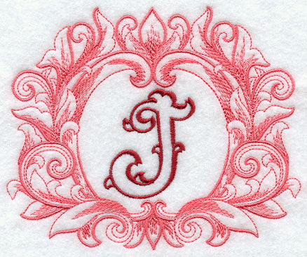 Grand Flourish Capital Letter J - 6 1/2 Inch