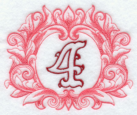Grand Flourish Number 4 - 6 1/2 Inch