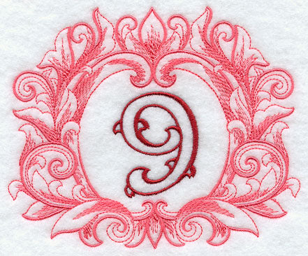 Grand Flourish Number 9 - 6 1/2 Inch
