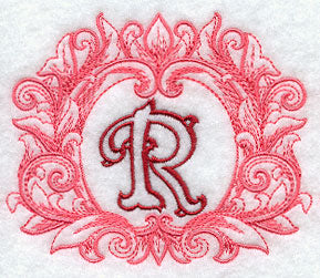 Grand Flourish Capital Letter R - 6 1/2 Inch