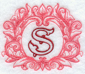 Grand Flourish Capital Letter S - 6 1/2 Inch