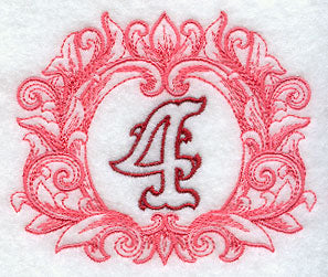 Grand Flourish Number 4 - 6 1/2 Inch