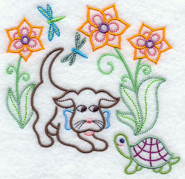 Gingham Dog & Turtle Friend