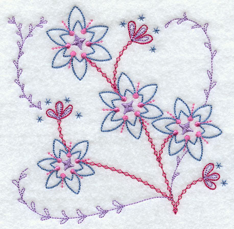 Flowers and Diamonds