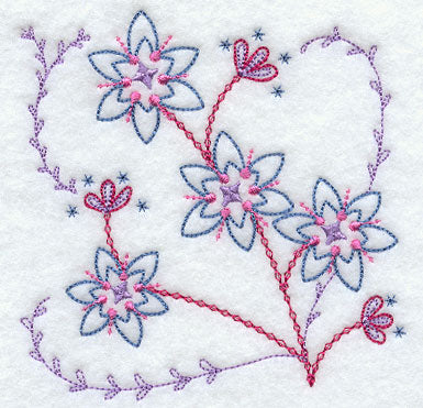 Flowers and Diamonds