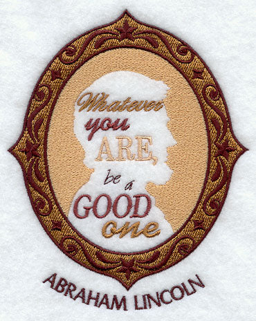 Abraham Lincoln Cameo Silhouette