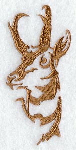 Northwoods Silhouette Pronghorn Antelope