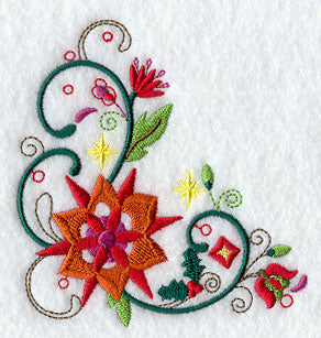 Floral Christmas Corner