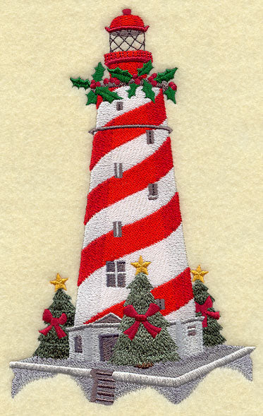 White Shoal Light at Christmas (Michigan)