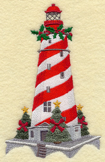 White Shoal Light at Christmas (Michigan)