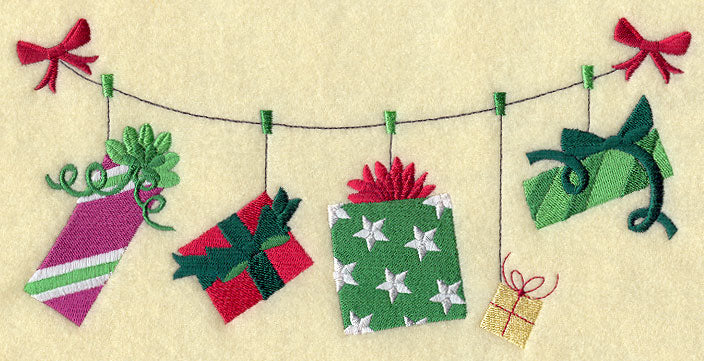 Christmas Gifts Clothesline