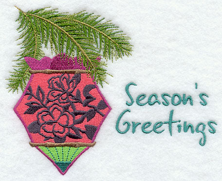 Tropical Christmas Silhouette - Season's Greetings